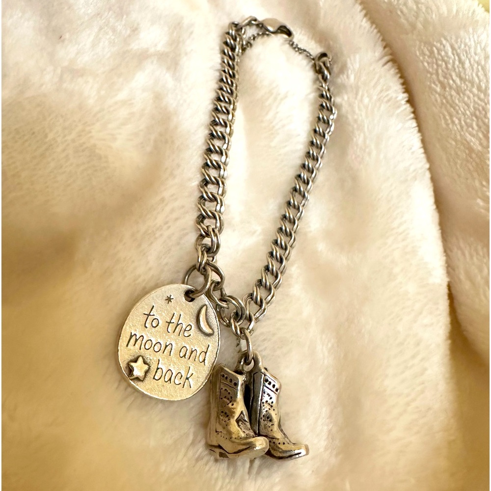 James Avery bracelet with 2 James Avery charms